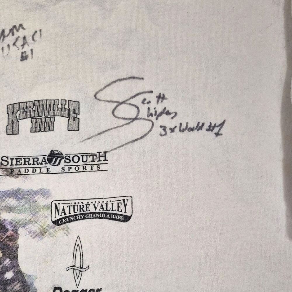 Vintage 2000 USA Whitewater Slalom Team Signed T-Shirt Olympic Kern River XL - Picture 12 of 15
